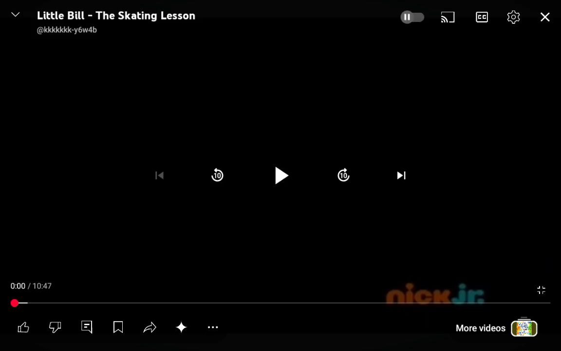 little Bill the skating lesson