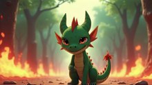The Dragon Who Was Afraid of Fire | Story About True Courage | English Moral Story| Golden Storytree
