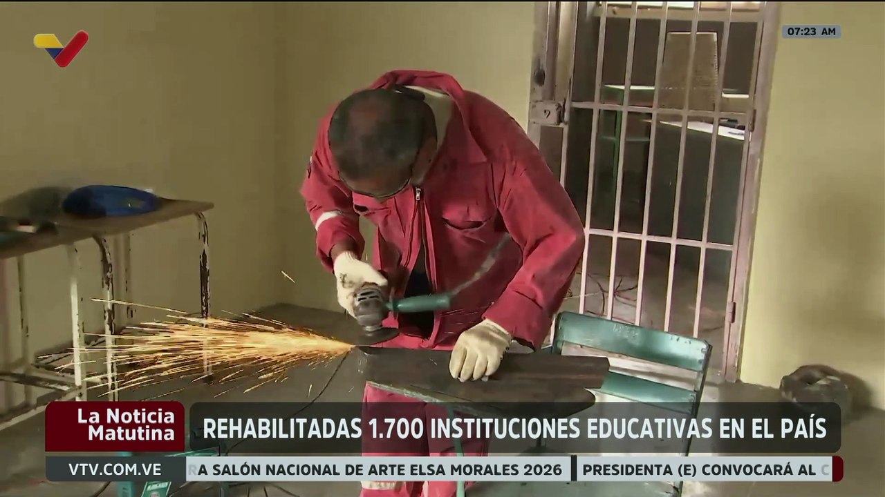 Min. Rodríguez informó que se han rehabilitado mil 700 centros educativos a nivel nacional