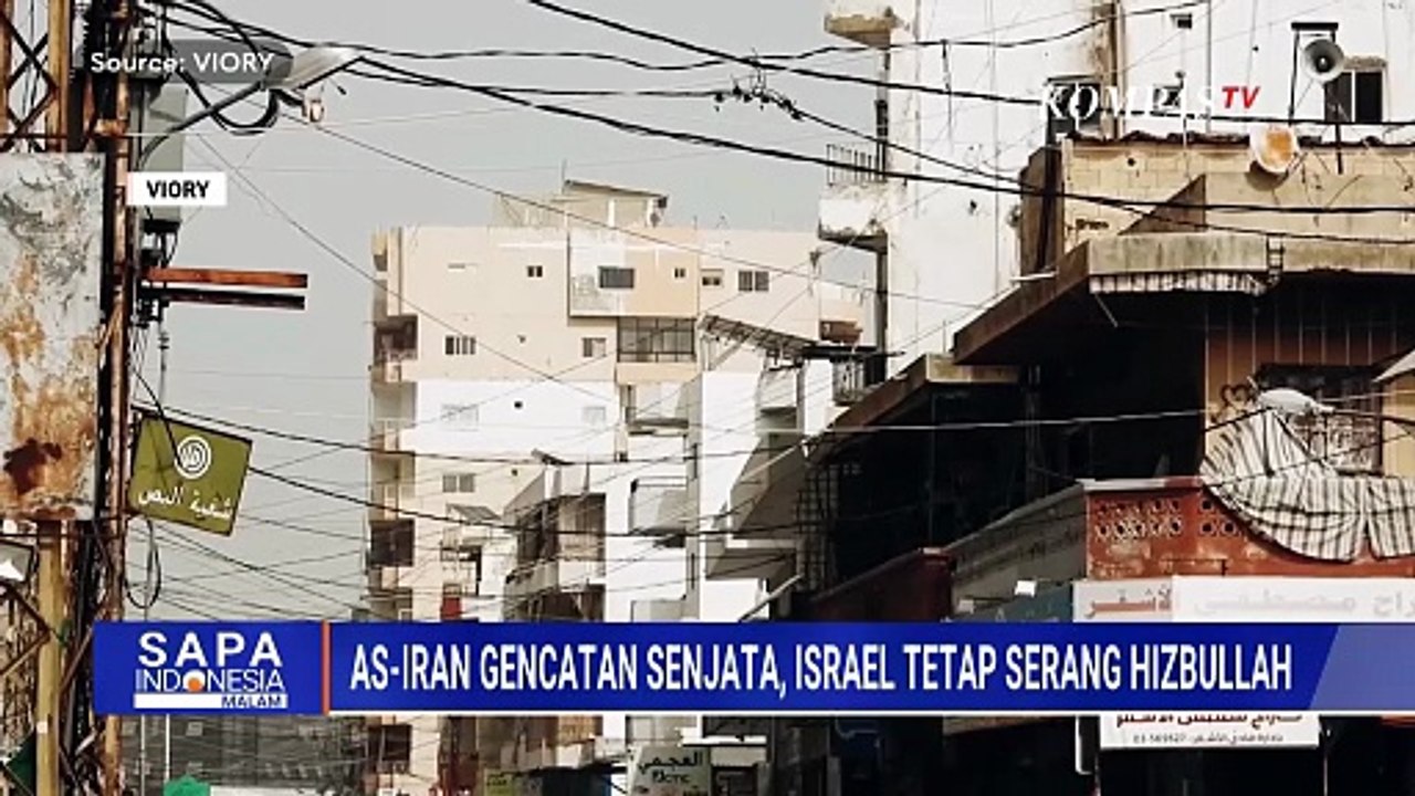 Israel Tetap Serang Hizbullah di Tengah Kesepakatan Gencatan Senjata AS-Iran | SAPA MALAM
