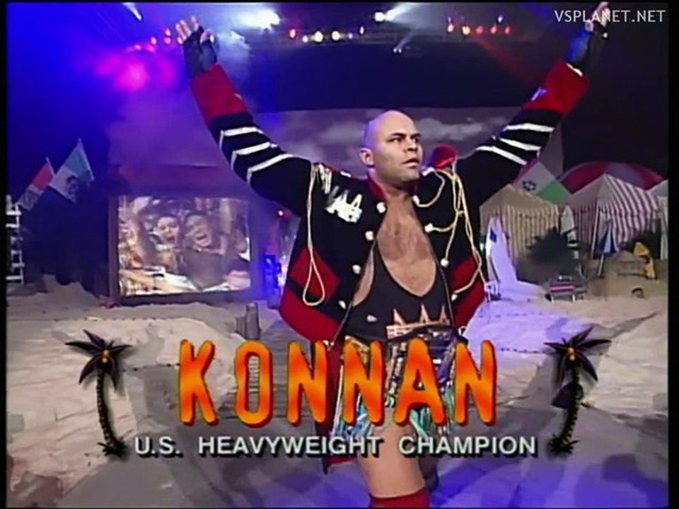 Ric Flair vs Konnan, WCW Bash at the Beach 1996