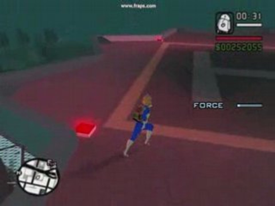 Gta San andreas + Vegeta + Mustang + Parkour ^^ (Music:Girts