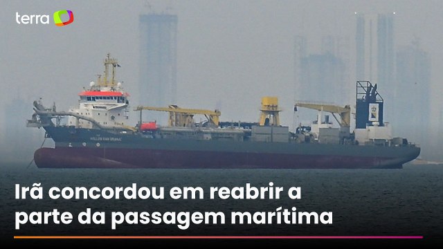 Navios voltam a cruzar o Estreito de Ormuz após acordo de cessar-fogo