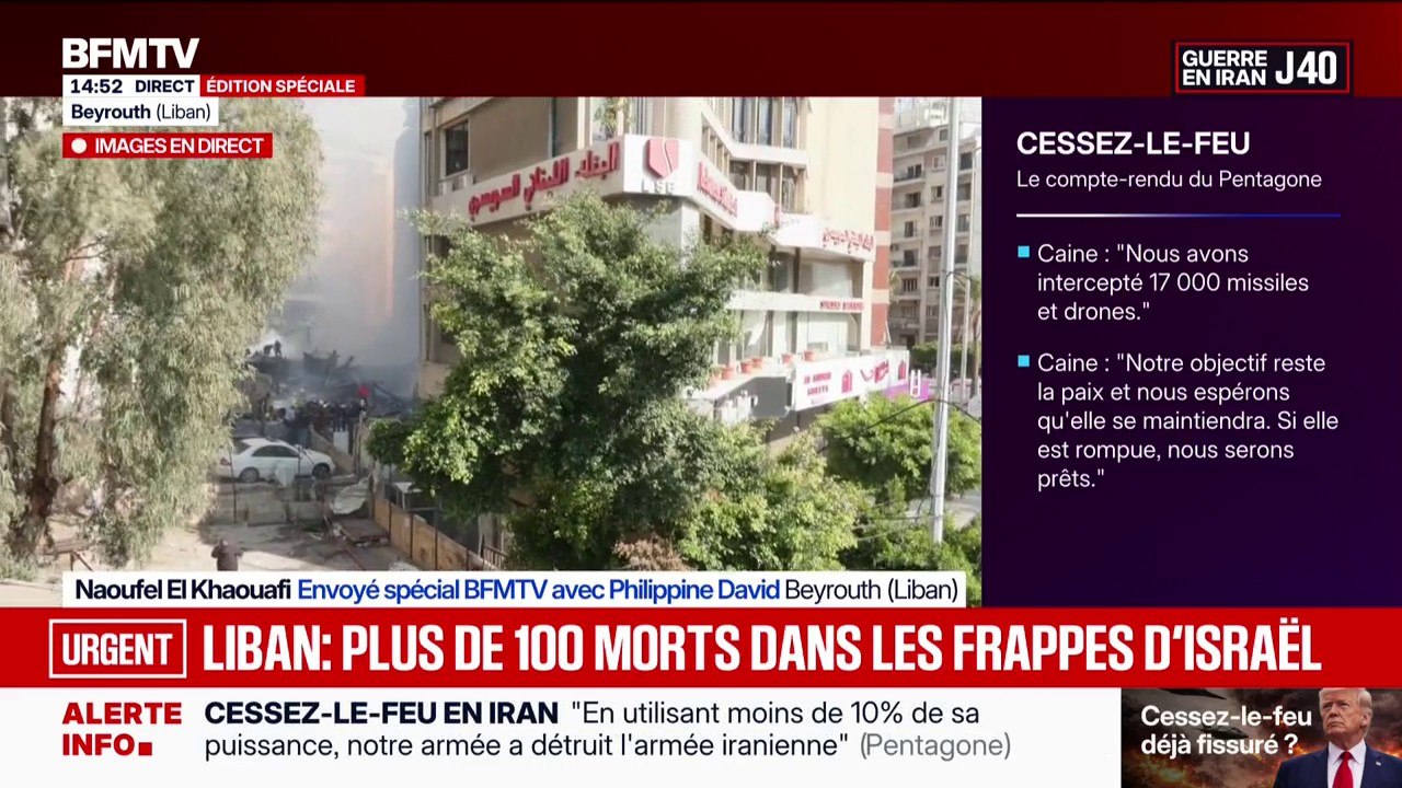 Guerre au Moyen-Orient: des frappes israéliennes sur le Liban font "des dizaines de morts et des centaines de blessés", selon le ministère de la Santé libanais