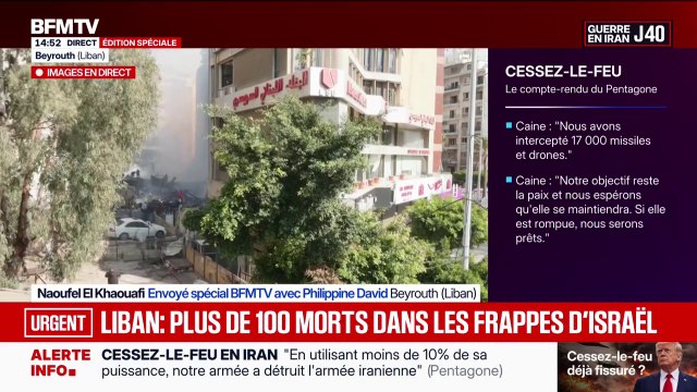 Guerre au Moyen-Orient: des frappes israéliennes sur le Liban font des dizaines de morts et des centaines de blessés , selon le ministère de la Santé libanais