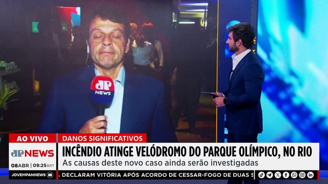 Incêndio atinge Velódromo do Parque Olímpico no Rio de Janeiro