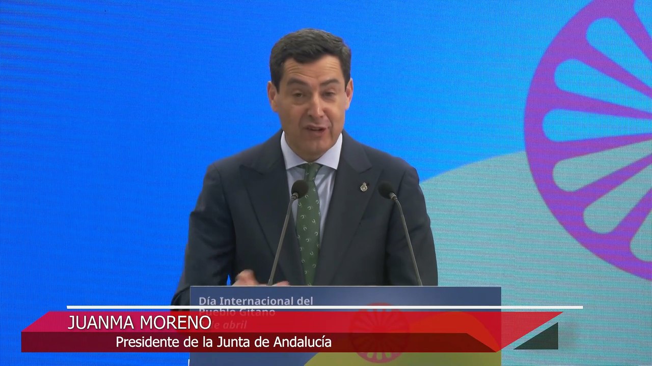 Moreno destaca que el pueblo gitano forma "parte esencial de la naturaleza de Andalucía"