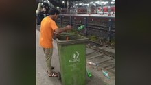 Gandhidham Cleaning Staff Throws Garbage on Tracks, Video Sparks Outrage