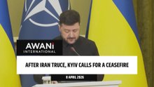 After Iran truce, Kyiv calls for a ceasefire