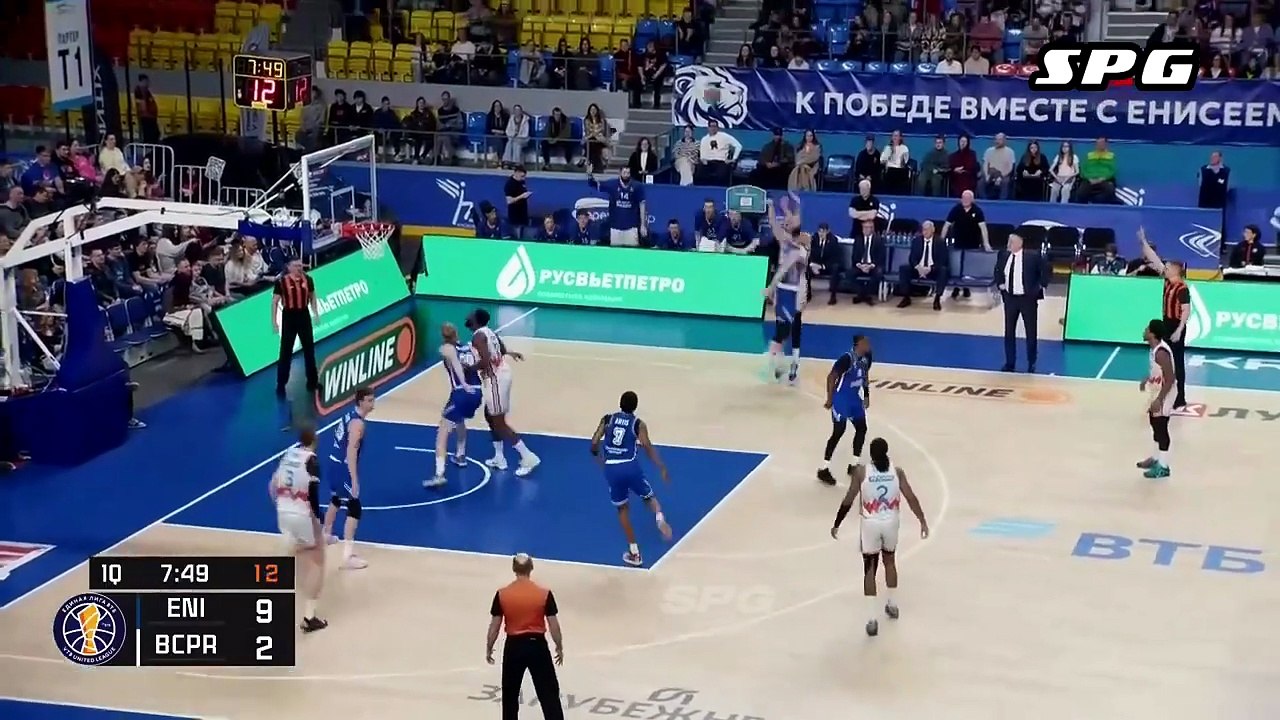 Terrell Carter Highlights 15 Pts vs BC Enisey 05.04.2026