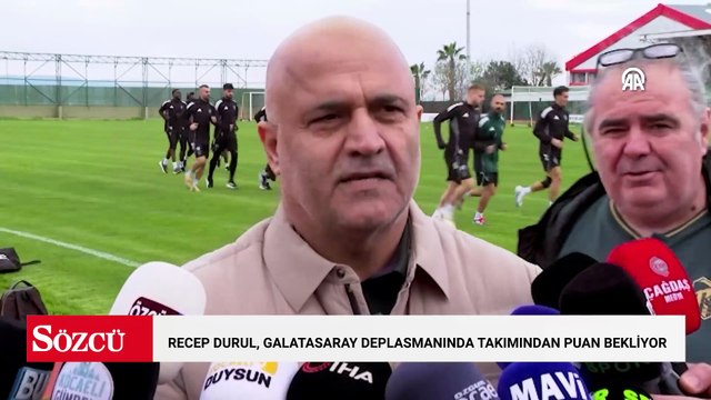 Kocaelispor Başkanı Recep Durul, Galatasaray deplasmanında takımından puan bekliyor