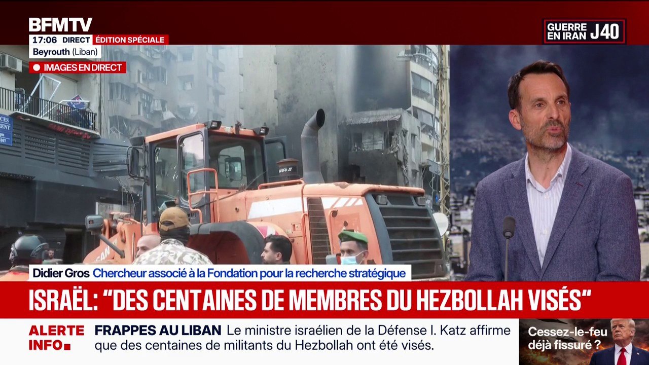 “Il sera quand même difficile d’empêcher Israël d’agir au Sud-Liban”, explique Didier Gros, chercheur associé à la Fondation pour la recherche stratégique