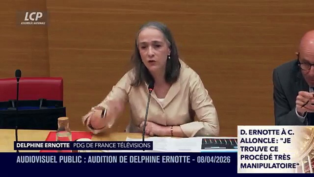 Delphine Ernotte dénonce le "procédé manipulatoire" de Charles Alloncle
