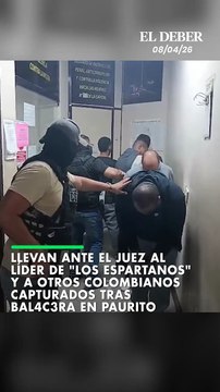 Llevan ante el juez al líder de Los Espartanos y a otros colombianos capturados tras bal4c3ra en Paurito