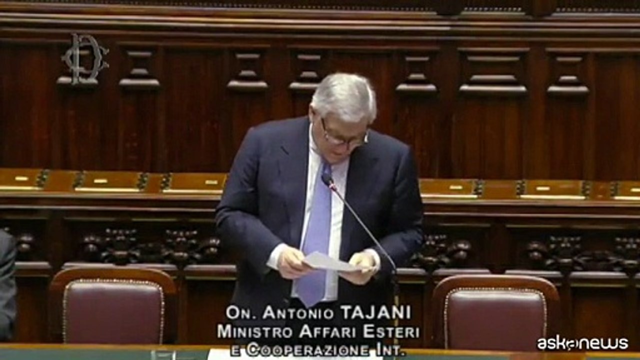 Tajani: a Israele messaggio chiaro, ritiri legge su pena di morte