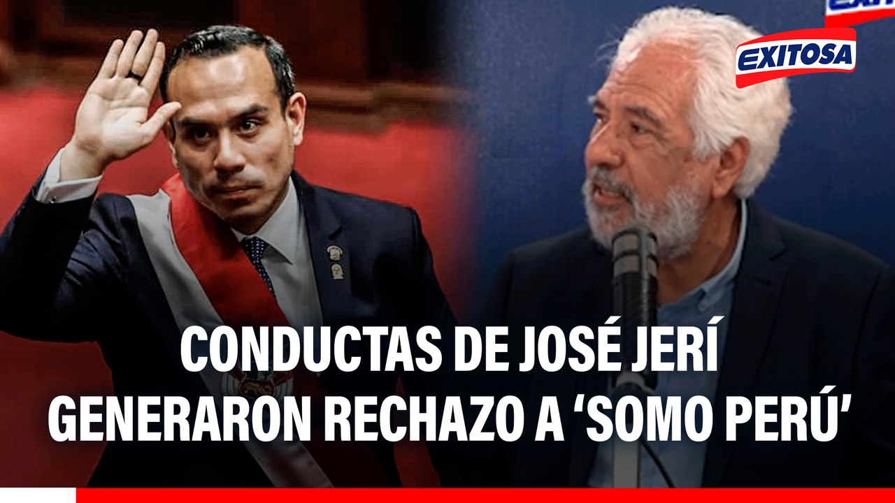 Conductas de José Jerí generaron rechazo a 'Somos Perú', afirmó candidato al Senado