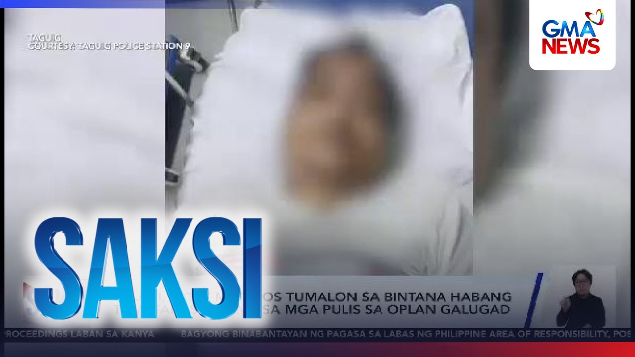 Lalaki, patay matapos tumalon sa bintana habang tumatakas umano sa mga pulis sa Oplan Galugad | Saksi