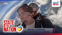 Mikee Quintos, nag-skydive sa Hawaii | SONA