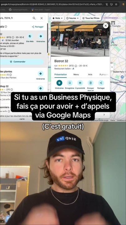 Business physique : fais ça gratuitement pour avoir plus d’appels ✅ #business #googlemaps #artisan #gmb #maps