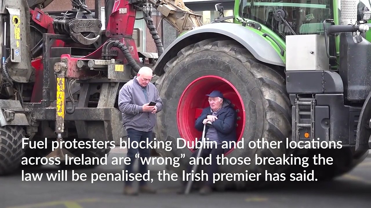 Irish leaders condemn fuel protests as ‘not in the national interest’