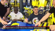 N'Golo Kante ve Levent Mercan imza gününde taraftarla buluştu