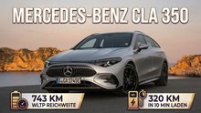 Mercedes-Benz CLA 350 4Matic Shooting Brake Hightech silver metallic Test