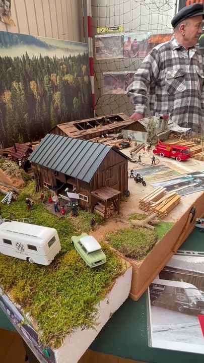 Diorama "les grandes gueules" / expo autos Vagney 2025