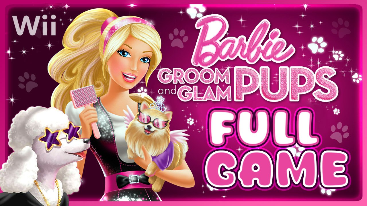 Barbie: Groom and Glam Pups FULL GAME Longplay (Wii)