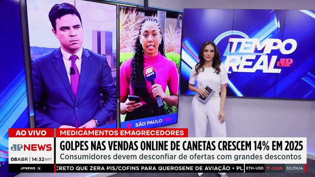 Golpes nas vendas online de canetas emagrecedoras crescem 14% em 2025, aponta pesquisa | TEMPO REAL