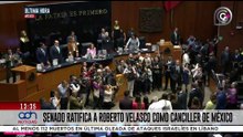 🚨¡Última Hora! El Senado ratifica a Roberto Velasco como nuevo titular de la SRE