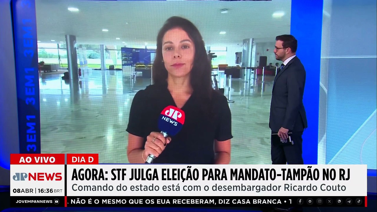 AGORA: STF julga modelo de eleição para mandato-tampão no Rio de Janeiro