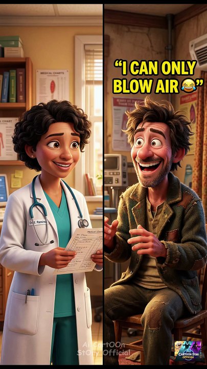 Pixar Style Animated Comedy Short | Funny Poor Man & Doctor Joke 😂 |  #shorts #viral #trending