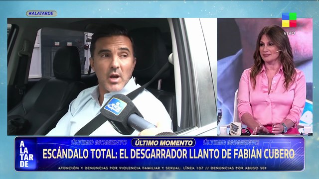 Fabián Cubero lloró por el conflicto con su hija Allegra y liquidó a Nicole Neumann