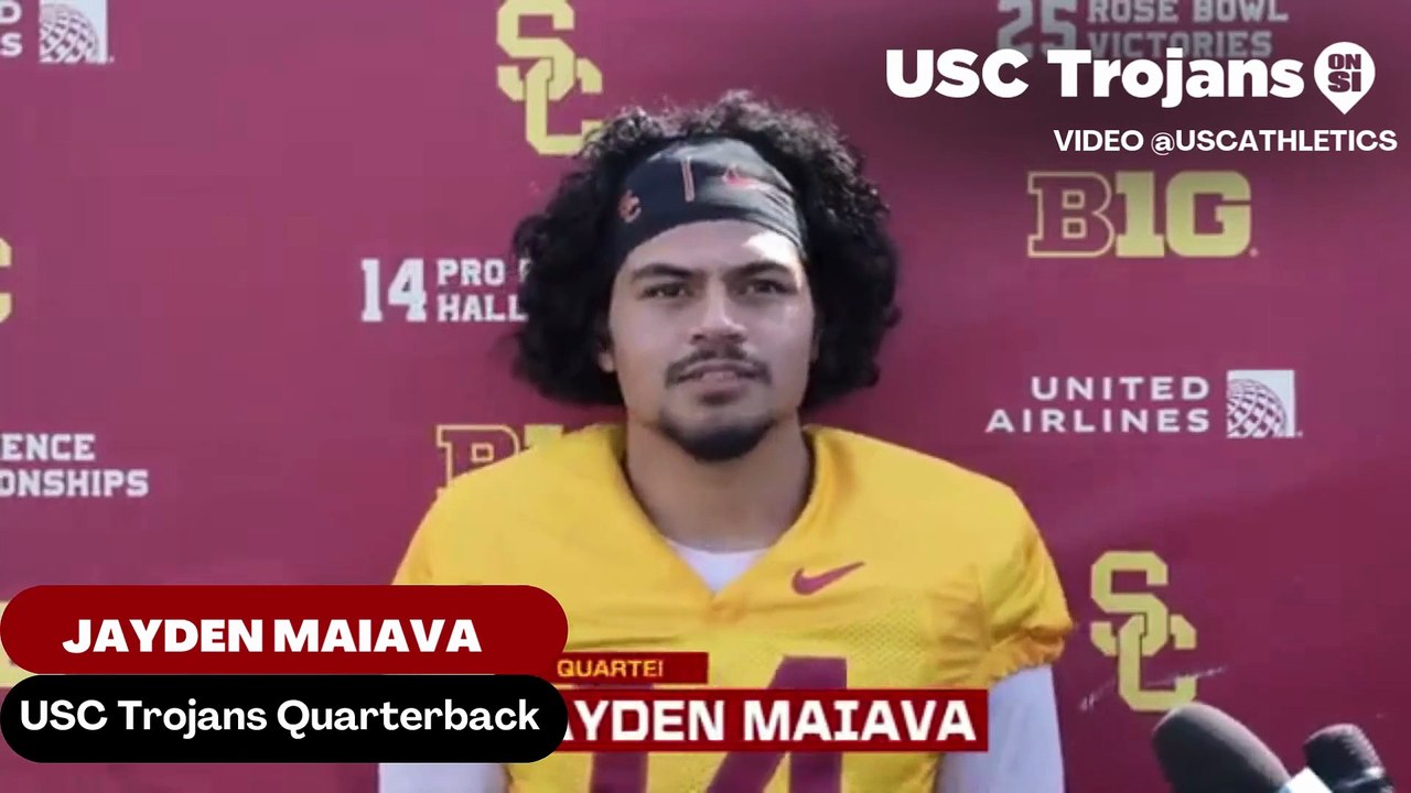 USC Trojans discuss Quarterback Jayden Maiava's goals for the spring