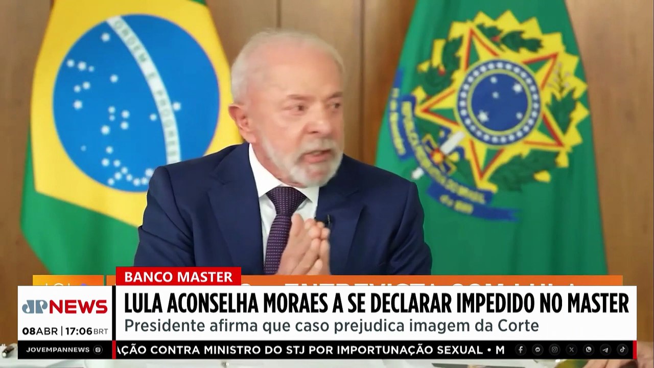 Nova polêmica? Lula diz ter alertado Alexandre de Moraes sobre Vorcaro e Banco master