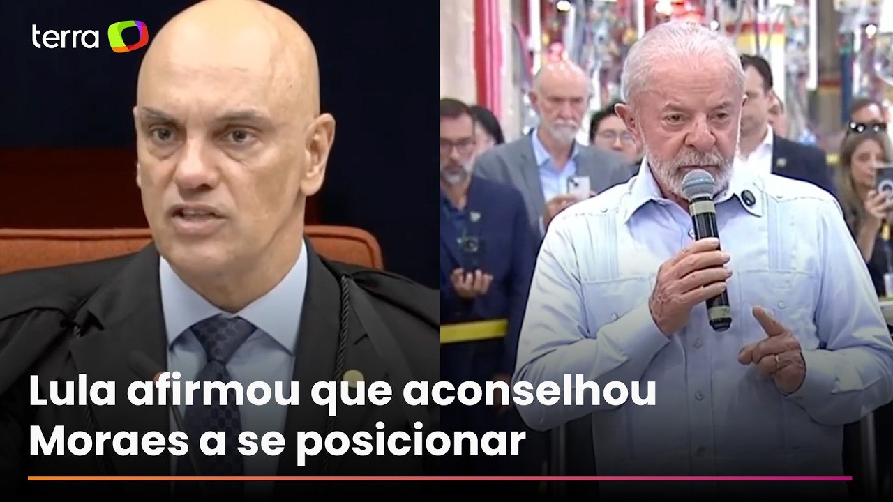 Lula diz que aconselhou Moraes a não permitir q...