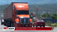 Alza del diésel impactaráen el precio al consumidor final