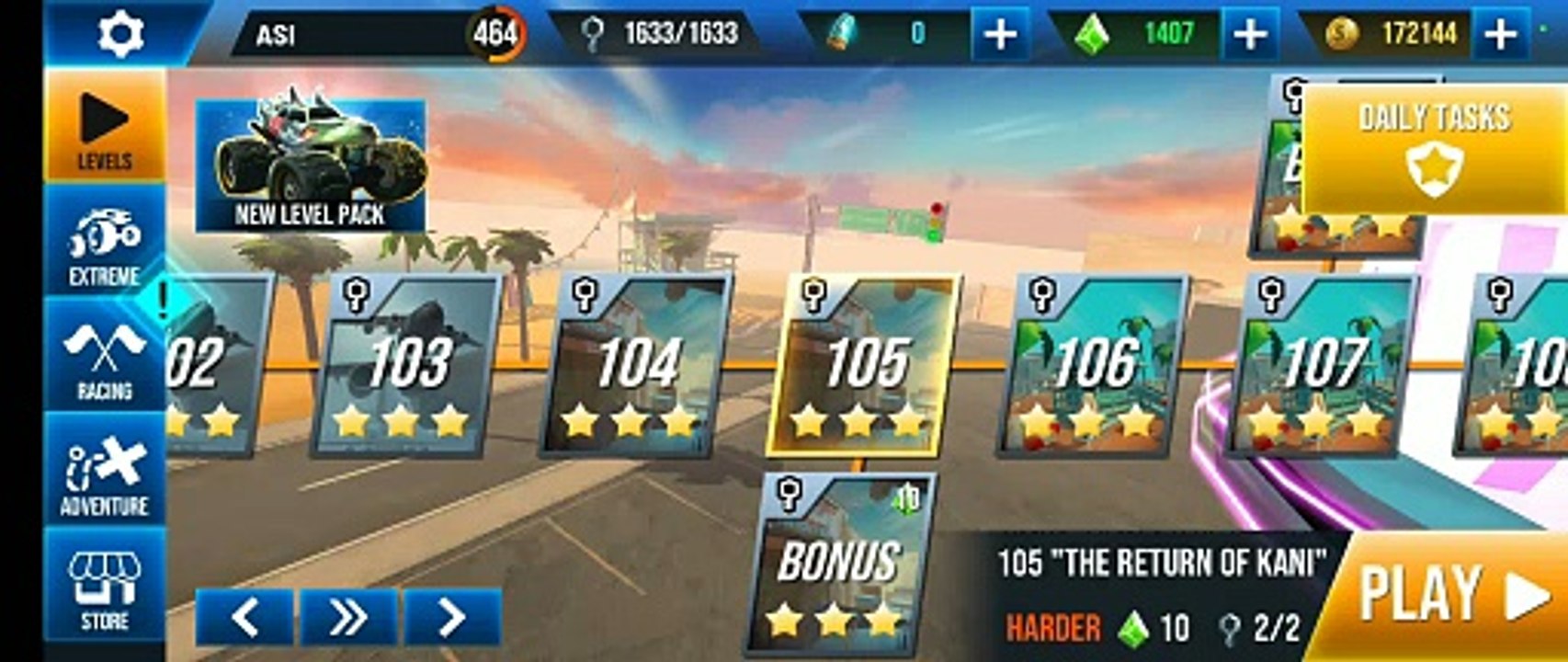 BEAT THE BOSS | Stunt Car Extreme Level 105 "THE RETURN OF KANI" (Almost Impossible)