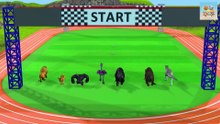 Incredible Animals Race vs Dinosaurs vs Prehistoric Mammals Speed Race Run Who Will Win ARBS