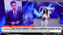 Irã fecha Ormuz e ameaça romper cessar-fogo após Israel atacar o Líbano | TEMPO REAL