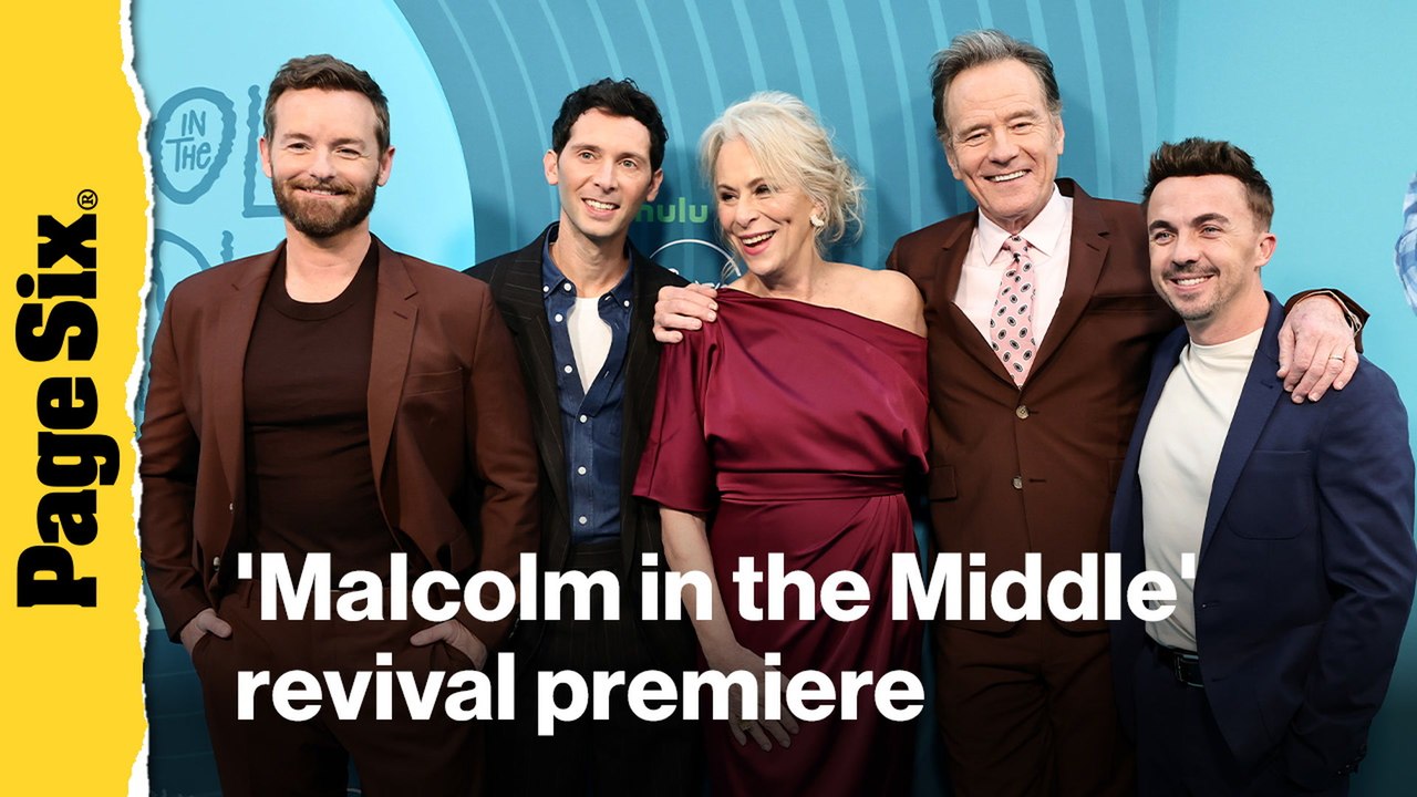 Frankie Muniz, Bryan Cranston and more reunite at 'Malcolm in the Middle' revival premiere