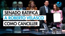 Senadores ratifican a Roberto ⁠Velasco como canciller en sustitución de Juan Ramón de la Fuente