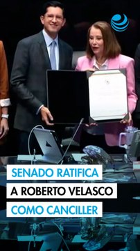 Senadores ratifican a Roberto ⁠Velasco como canciller en sustitución de Juan Ramón de la Fuente