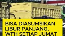 Bisa Diasumsikan Libur Panjang, WFH Setiap Jumat Dinilai Tak Efektif Hemat BBM