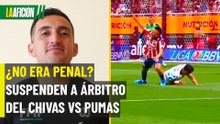 Liga MX castiga al árbitro tras polémica en Chivas vs Pumas