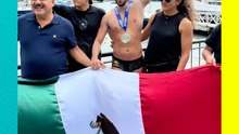 ¡Histórico! David Olvera rompe récord tras nadar 85 km en mar abierto