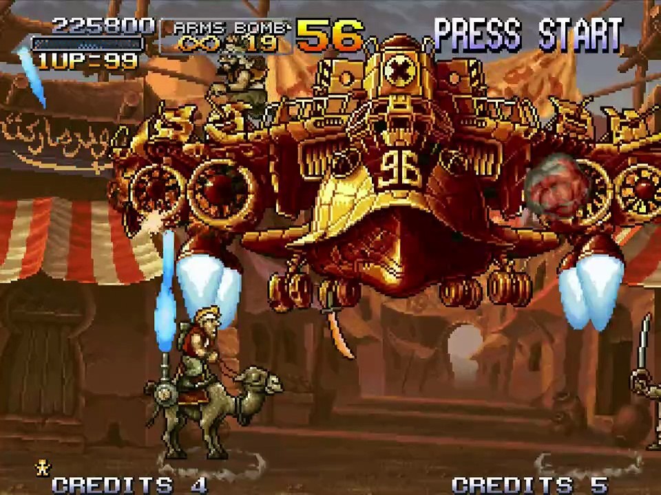Metal Slug 2 Gameplay - Wii