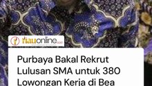 Purbaya Bakal Rekrut Lulusan SMA untuk 380 Lowongan Kerja di Bea Cukai