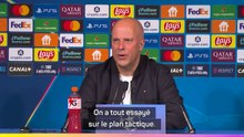 Liverpool - Slot : “On a tout essayé tactiquement mais le PSG écrase son adversaire”