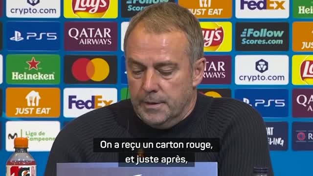 Barcelone - Flick remonté : "Le VAR était très favorable à l’Atlético aujourd’hui”